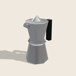 Dawn Moka Pot · Aluminium