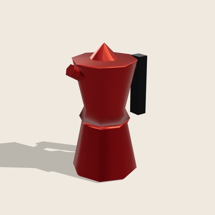 Cafetera Moka Alba · Rojo
